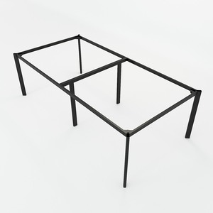 Concept HBOV013 Modern 4-Piece Cluster <b>Desk</b> <b>Foldable</b> Oval 240x120 Melamine Minimalist <b>Office</b> Furniture for Bedroom <b>Office</b> Home - Product Image 4