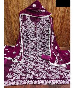 Style indien et pakistanais Salwar Kameez pour dames avec Santoon lourd et travail mariage et festival porter Salwar Kameez - Product Image 6