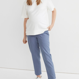 Leggings élégants et écologiques en similicuir pour femmes Pantalon ample en lin grande taille Taille libre Hiver - Product Image 1