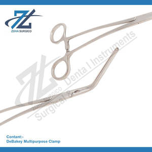 Debakey ชุดเครื่องมือผ่าตัดอเนกประสงค์ทำจากสแตนเลสใช้ซ้ำได้ผลิตในปากีสถาน - Product Image 4