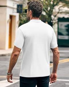 Camisetas redondas de cuello burlado de buena calidad en blanco con logotipo personalizado OEM, camiseta de manga corta a la moda para entrenamiento deportivo de verano - Product Image 2