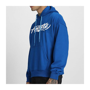 Sudadera con Capucha Extra Grande de Primera Calidad 100% Algodón para Hombre, Impresión de Logotipo Personalizado para Ropa Urbana de Invierno, Opciones OEM/ODM para Pedidos al por Mayor - Product Image 3