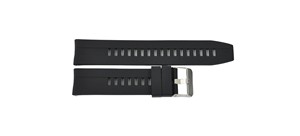 Bracelet de montre de sport unisexe JD467, résistant à l'eau, en silicone noir, 20-22 mm, boucle en acier inoxydable, 27 cm, accessoires pour montre intelligente, personnalisable - Product Image 4