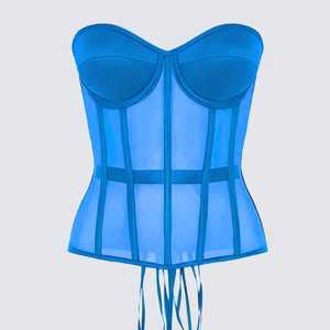 Women <b>Corset</b> Top Adjustable Waist Shaper <b>Lace</b> <b>Up</b> Design for Fashion Party Evening Event Dinner and Modern Daily Outfit - Product Image 3