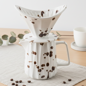 Cafetière et ensemble de filtration à café en porcelaine durable de qualité supérieure, multi-usages, 3460994SETL-0.4, pour les amateurs de café - Product Image 2