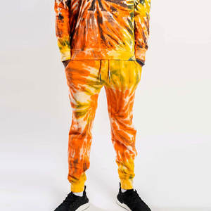Survêtements tie-dye pour hommes, design personnalisé, faible MOQ, utilisation en extérieur, vêtements pour hommes, couleur unie, survêtement tie-dye uni - Product Image 4
