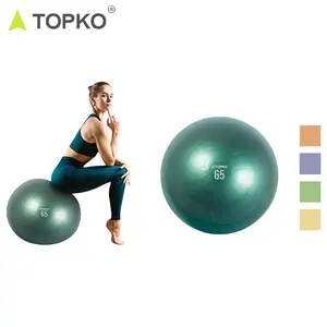 TOPKO PVC Übungs Yoga Ball 65cm für Workout Übung Yoga Gym Pilates Ball Fitness Schwangere Frauen Balance Ball