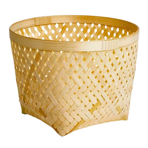 Panier de rangement de fruits en bambou fabriqué à la main de qualité supérieure du Vietnam Idéal parfait pour l'organisation et la décoration élégantes de la maison - Product Image 1