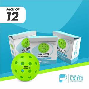 Pickleball ลูกบอล Pro40แท้แบบรวงผึ้งแบบไม่มีขอบดีไซน์แบบ40รูพลาสติกทนทานสำหรับฝึกซ้อม - Product Image 2