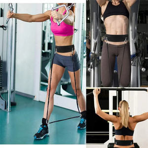 Ceinture rembourrée en néoprène personnalisable unisexe avec câble d'entraînement à résistance élevée - Product Image 6