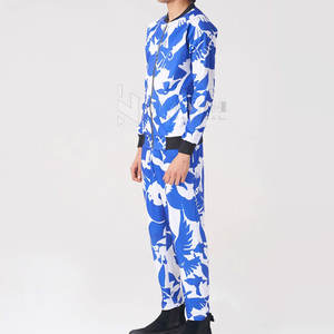 Último diseño personalizado hombres chándal Slim Fit Jogging traje personalizado su logotipo sublimación chándal - Product Image 2