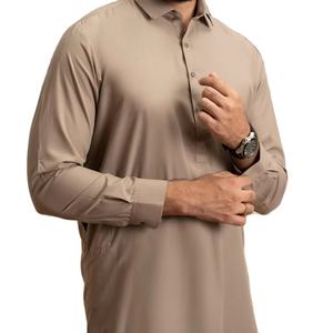 Shalwar Kameez de Nuevo Estilo Hecho en Pakistán, Ropa Islámica de la Mejor Calidad, Salwar Kameez para Hombre al por Mayor, OEM, Transpirable, Trajes de 2 Piezas - Product Image 1