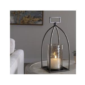 Élégant porte-bougie en métal pour bougie chauffe-plat, conçu avec des courbes artistiques pour apporter un charme chaleureux et lumineux dans les espaces modernes de la maison au quotidien. - Product Image 6