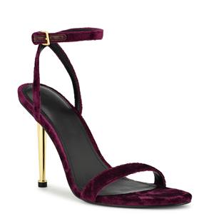 2025 Summer New Style Stiletto Square Toe Sandals Women Black High Heels Open Back Unique Design Niche Heels Buckle Strap PU - Product Image 1