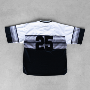 Camiseta de malla retro de fútbol americano de diseño personalizado al por mayor transpirable de secado rápido totalmente sublimación impresa Cultivo de gran tamaño - Product Image 2