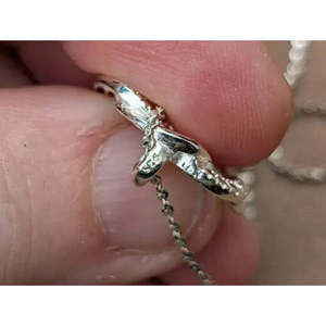 Ensemble collier et boucles d'oreilles en argent sterling de qualité AAA+ plaqué or rhodié 18 carats avec pendentif nœud - Certifié IGI/GRA/GIA - Cadeau d'Italie - Jew114 - Product Image 3