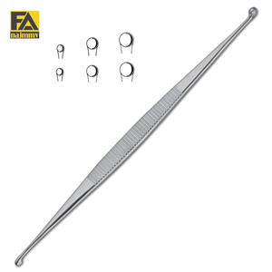 Base de acero inoxidable CURETTE MARTINI de alta calidad de instrumentos quirúrgicos aprobados por CE e ISO - Product Image 1