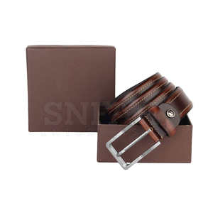 Cinturón deportivo de cuero genuino personalizado de piel de vaca, acero para sentadillas, levantamiento de pesas de seguridad - Product Image 2