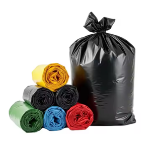Grande doublure de poubelle en PEHD noir d'usine du Viet Nam Sac poubelle robuste Sacs à ordures en plastique de marque HM 60L 90L 120L 160L 240L - Product Image 1
