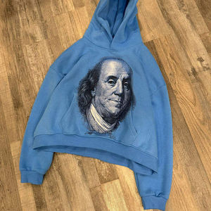 Styles urbains 370/430/550 g/m² 100 % coton vierge épais à fermeture éclair brodé personnalisé de haute qualité coupe classique pour hommes - Product Image 1