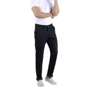 Prix usine Offre Spéciale pantalons en coton léger pour hommes 100% tissu tricoté avec conception de logo personnalisé pour la saison été hiver - Product Image 5