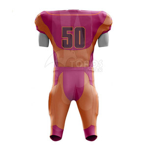 Diseña tu propio logotipo, uniforme de fútbol americano de color personalizado, hecho con el mejor material, uniforme de fútbol americano más vendido. - Product Image 3