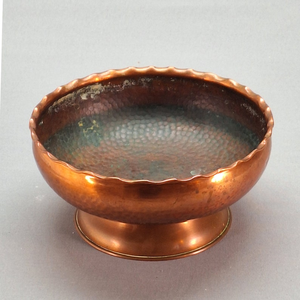 Cuenco de Cobre Vintage de Lujo de la India para Vajilla de Hotel y Restaurante con Acabado Dorado Pulido Disponible al Mejor Precio - Product Image 1