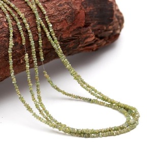 Perles naturelles non coupées en diamant vert 2-3mm véritables perles de diamant brut brut sans conflit pour la fabrication de bijoux au prix de gros en vrac - Product Image 3
