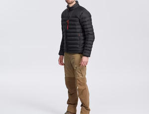 Veste d'hiver matelassée légère à manches longues de haute qualité pour homme, coupe-vent et respirante, avec col montant en toile personnalisable – Meilleure vente - Product Image 6
