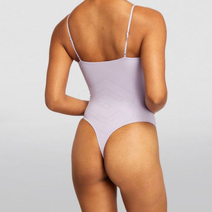 Body con logotipo personalizado al por mayor, mono con nuevo diseño sin costuras para mujer con logotipo personalizado a la venta en línea - Product Image 3