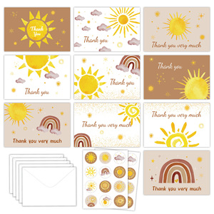 Juegos de Tarjetas de Agradecimiento Personalizadas con Impresión Personalizada y Logotipo - Product Image 2