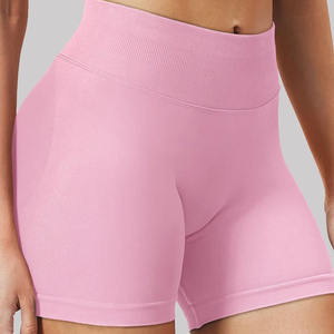 Shorts de Yoga para Gimnasio para Mujer, Leggings Sin Costuras de Cintura Alta, Pantalones de Yoga para Correr, Leggings Deportivos con Logotipo Personalizado - Product Image 2