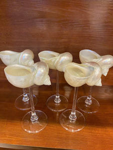 Coupe de coquillage de luxe: gobelet élégant fait à la main pour les fêtes de mariage et la décoration de table inspirée de l'océan Vietnam - Product Image 6