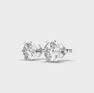 Pendientes de Diamantes de Corte Brillante de 1.5ct Cultivados en Laboratorio a Precio de Fábrica, Certificados por IGI, Oro Blanco/Rosa/Amarillo de 14K, Regalo para Aniversario o Fiesta - Product Image 6