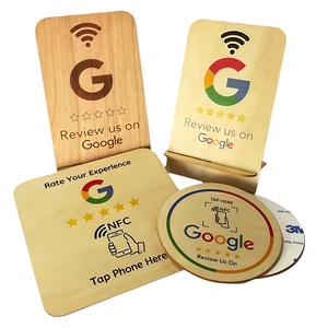 Tarjeta de Revisión NFC para Negocios |   Toque para Revisar y Escanear la Tarjeta de Comentarios con Código <span class=keywords><strong>QR</strong></span> |   Tarjeta de Seguidores de Redes Sociales con Impresión de Logotipo Personalizado - Product Image 3