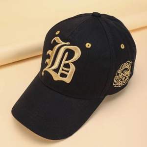 หมวกเบสบอล3D คอตตอนปักลายหรูหราเรียบๆหมวกแก๊ปหมวกแก๊ปหมวกแก๊ปแฟชั่นสำหรับผู้ชาย6ชิ้นปักโลโก้ - Product Image 4