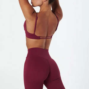 Sujetadores Deportivos Sexys de Alto Impacto Personalizados para Mujer, Top de Yoga para Gimnasio, Ropa Deportiva, Sujetador Sexy Ajustable con Copas Extraíbles - Product Image 3