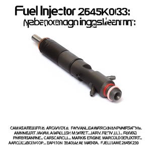 Inyector de Combustible 2645K030, Repuesto para Motor Diésel Perkins, Pieza Nueva para Bomba de Construcción - Product Image 2