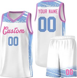 Camisetas de baloncesto personalizadas para hombre, conjuntos de uniformes de baloncesto, camiseta de retroceso profesional, camisetas de baloncesto transpirables de secado rápido - Product Image 2