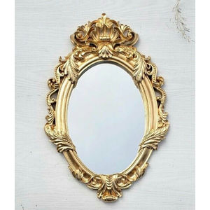 Espejo de decoración de pared de diseño único, espejo de pared de latón y Metal de calidad creativa, adecuado para salas de estar, dormitorios, comedores - Product Image 4