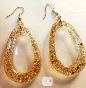 Pendientes de resina artesanal de diseño moderno Los Mejores Regalos para niñas-Estilo Ángel de diseño superior de Crafters originales - Product Image 1