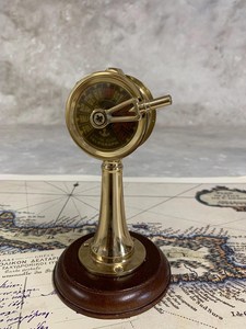 Sala de máquinas de barcos Telégrafo Decoración Náutica de latón antiguo para entusiastas marítimos Regalo único para coleccionistas y decoración del hogar - Product Image 2