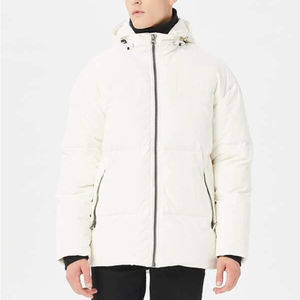 Veste d'hiver pour hommes de haute qualité en coton rembourré à capuche veste en toile décontractée coupe-vent fermeture à glissière Streetwear - Product Image 4