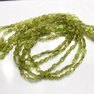 Cuentas de peridoto natural con forma de pepita lisa de buena calidad, cuentas al por mayor para joyería - Product Image 4