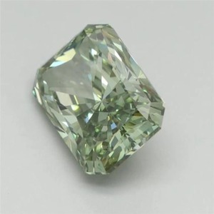Prix d'usine en gros, diamant vert de laboratoire de 2,00 carats, taille radiant, VS1, IGI, pierre précieuse en vrac - Product Image 2