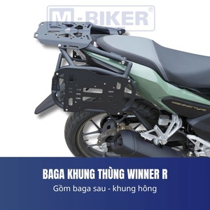 Porte-bagages arrière en aluminium pour Winner R, pour sacoches ou sacs de selle – L'accessoire indispensable pour motard - Product Image 3