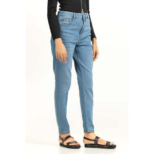 Jean évasé taille haute pour femme, pantalon cargo en denim respirant à jambe large, style Y2K, coupe ajustée, grandes tailles et tailles XL disponibles - Product Image 4