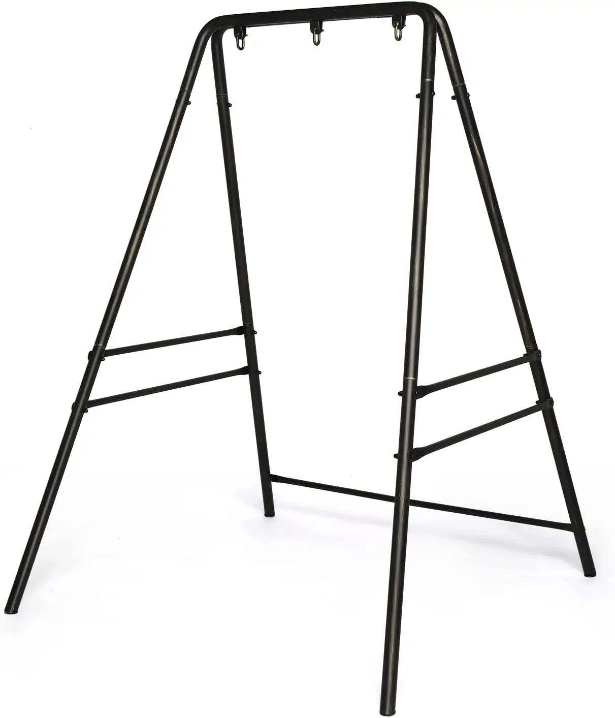 Kualitas Terbaik ayunan berdiri tugas berat kursi gantung berdiri bingkai ayunan logam set untuk halaman belakang tempat tidur gantung berdiri
