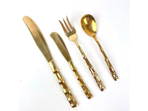 Antique Design Stainless Steel <b>Flatware</b> <b>Set</b> with Mirror Finished Perfect for Weddings and Restaurants Use - Product Image 5