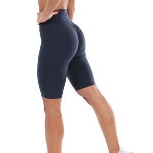 Latest Design Gym Biker Shorts Women Inch <b>Tummy</b> <b>Control</b> Thick Booty Yoga High Waist Biker Shorts For Daily Gym Wear 2026 - Product Image 4